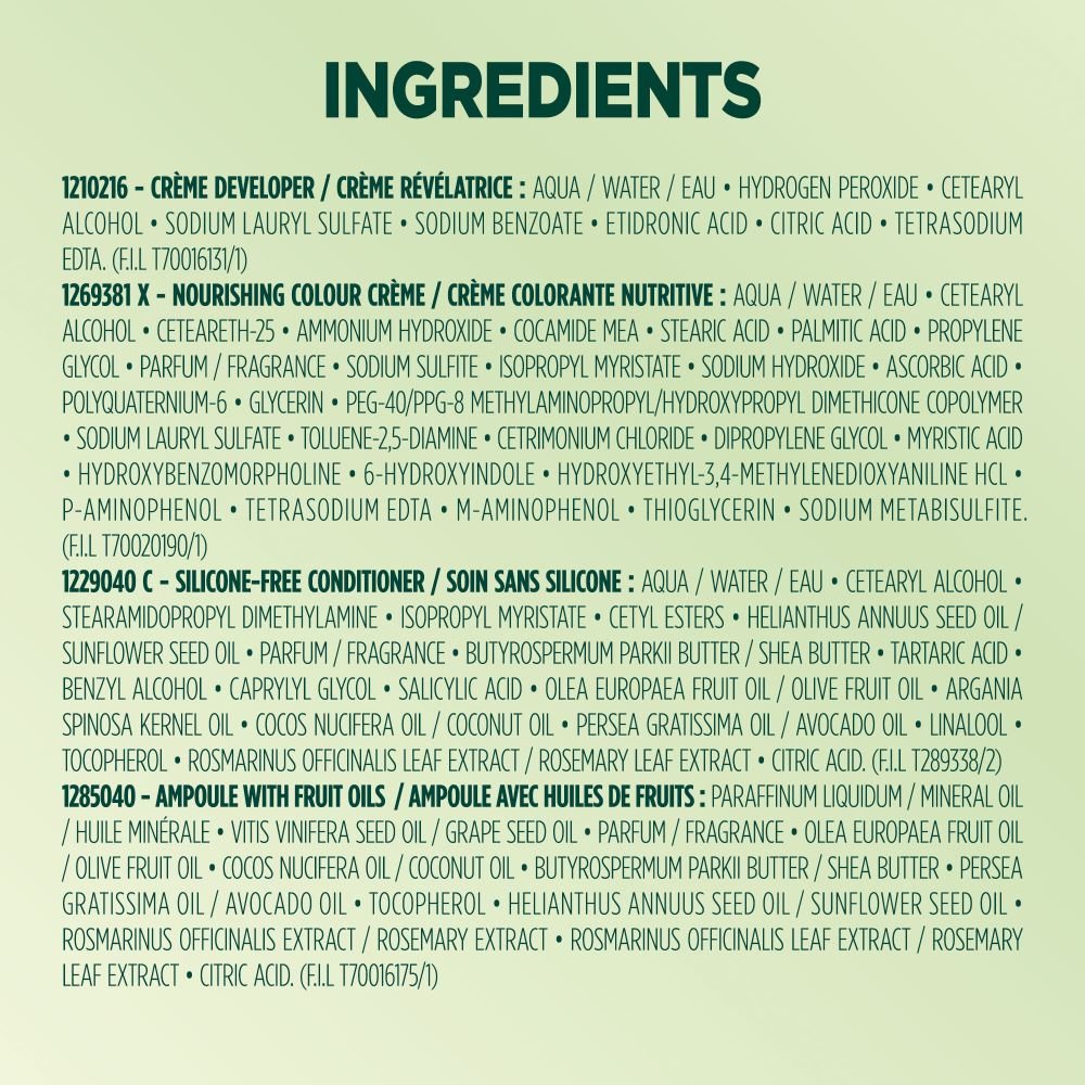 WFP 755029 ULTRA CREME 63 INGREDIENTS EN